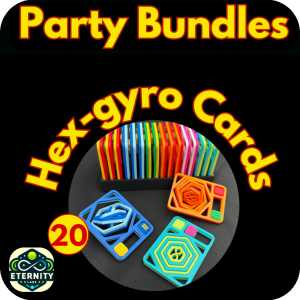 Hex-gyro Cards - Pack of 20 - Customise Your Own
