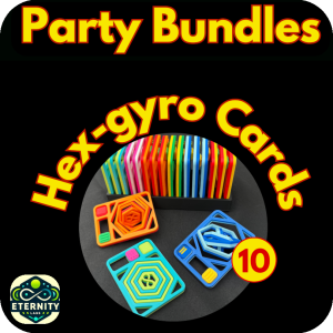 Hex-gyro Cards - Pack of 10 - Customise Your Own