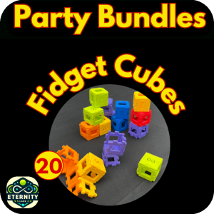 Fidget Cubes - Pack of 20 - Customise Your Own