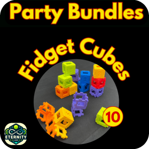 Fidget Cubes - Pack of 10 - Customise Your Own