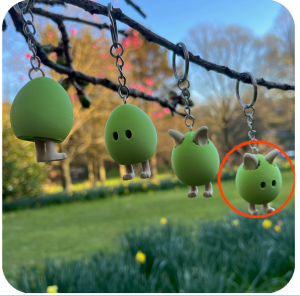 Little Eggs with Little Legs Keyring Party Bundle - Pack of 10 - Ears & Eyes with Legs