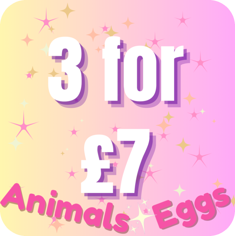 3 for £7 - Animal Fidget Keyrings
