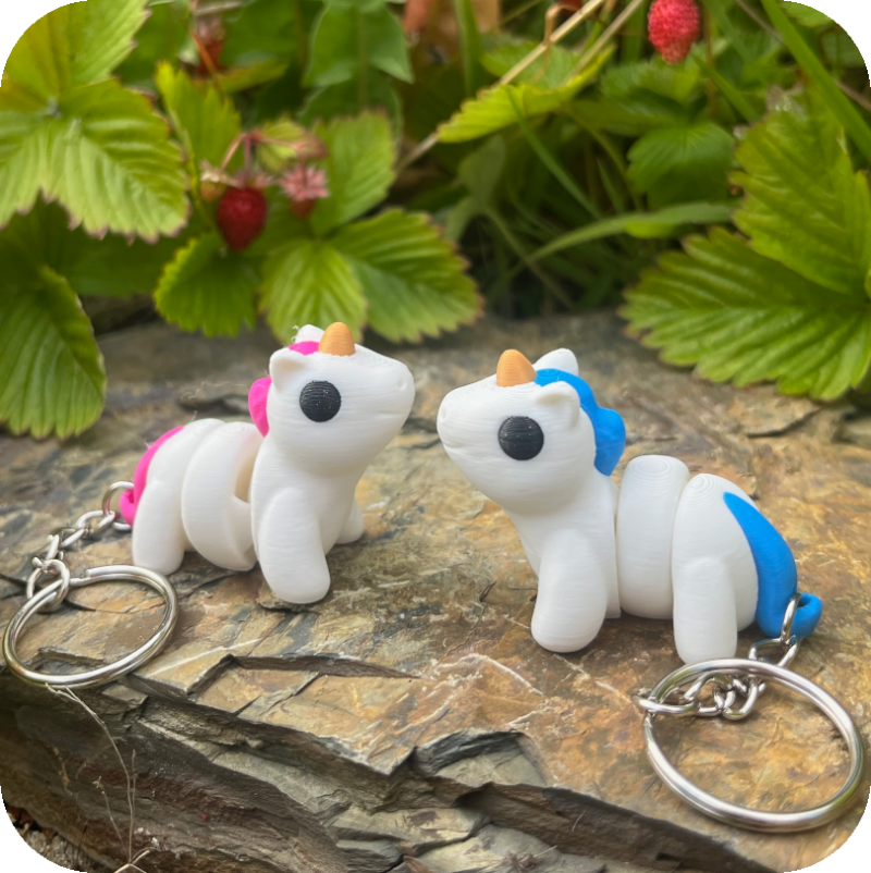 3 for £7 - Animal Fidget Keyrings