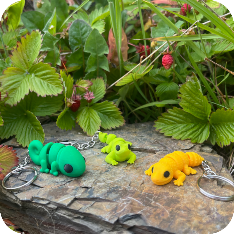 3 for £7 - Animal Fidget Keyrings