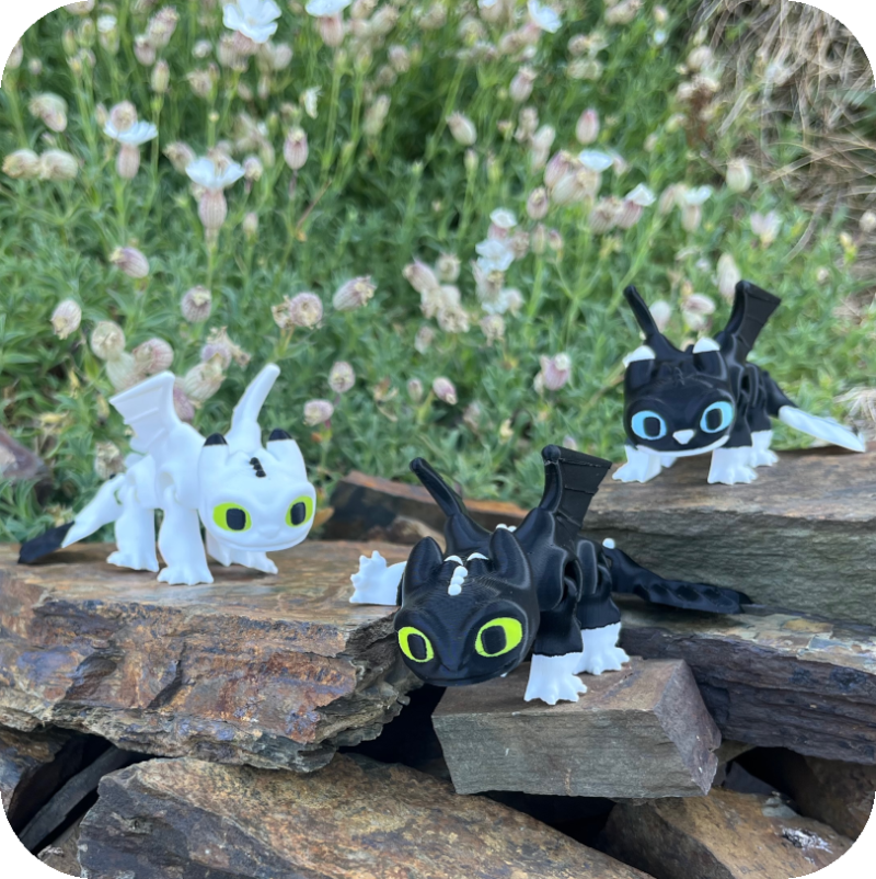 The Night Light Trio - Dart, Pouncer & Ruffrunner