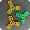 Triple Flip Fidgets - Pack of 10 - Customise Your Own