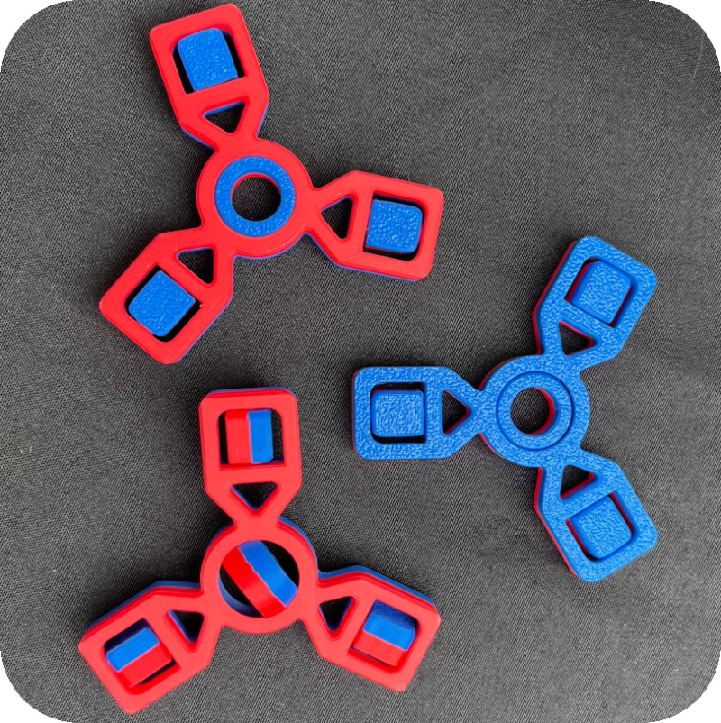 Triple Flip Fidgets - Pack of 10 - Customise Your Own