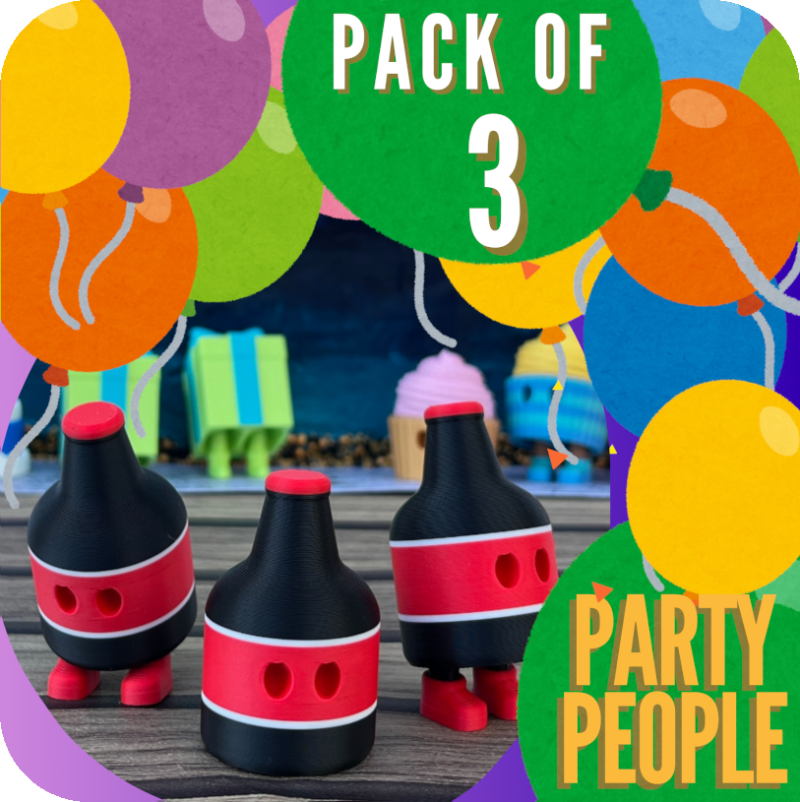 Bottle (Customisable) - Pack of 3