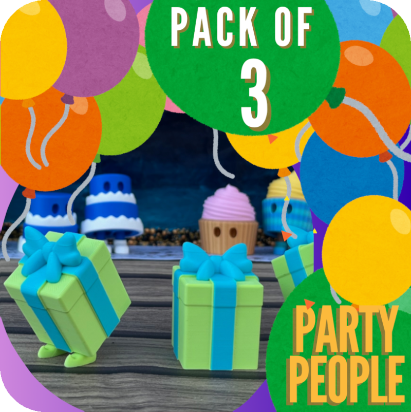 Present (Customisable) - Pack of 3