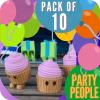 Cupcake (Customisable) - Pack of 10