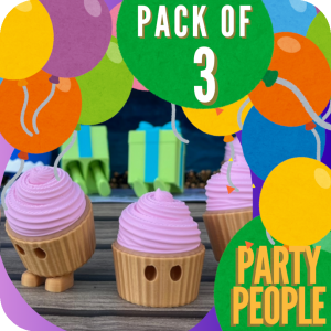 Cupcake (Customisable) - Pack of 3