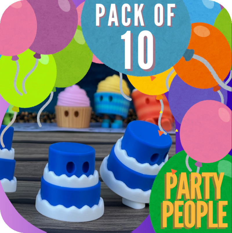Tier Cake (Customisable) - Pack of 10