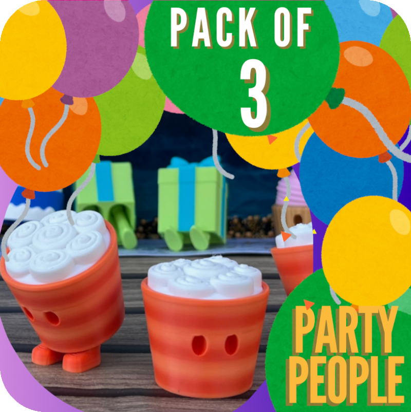 Ice cream Rolls (Customisable) - Pack of 3