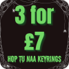 3for10_HTN_keyringsa 3 for £7 - Hop tu naa Keyrings