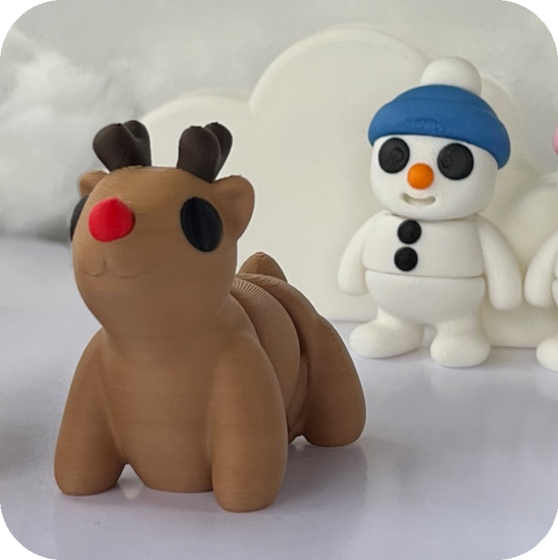 YP3D_Website_Category_ModelCollection_Animals_05515_Reindeer2 Rudolph the red nosed Reindeer (Caribou)