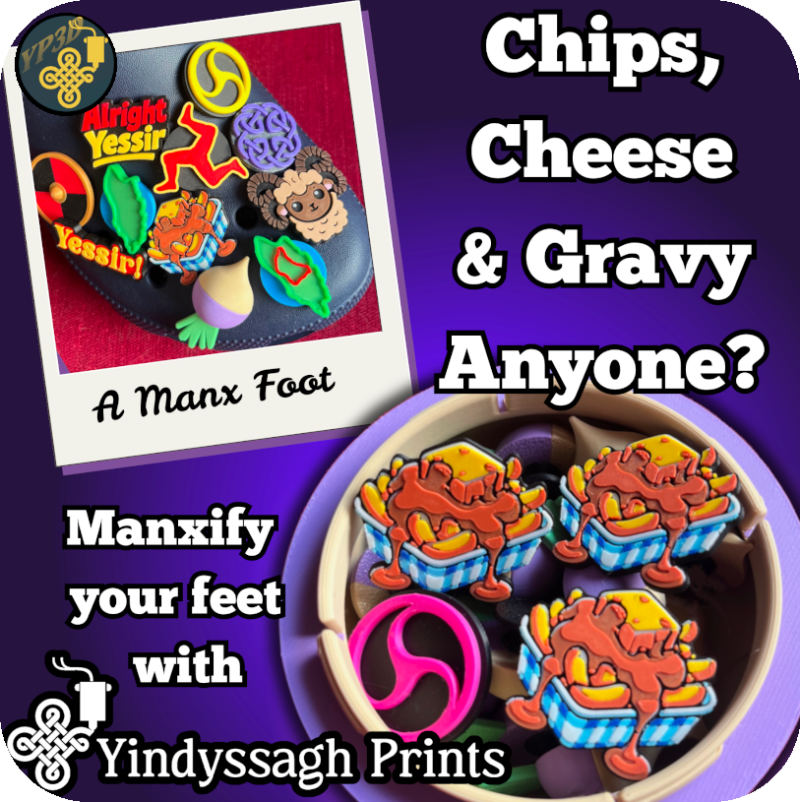YP3D_Website_Category_CrocCharms_Charm52_CCGAdvert Chips, Cheese & Gravy (CCG)