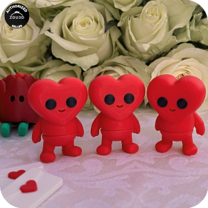 YP3D_Website_Category_ModelCollection_Animals_05528_LittleHeart_red Little Hearts ❤️ - Love