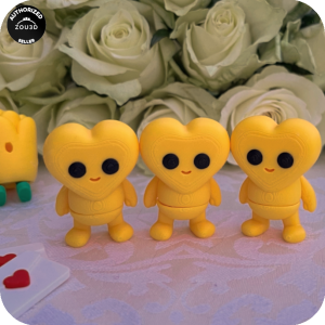 YP3D_Website_Category_ModelCollection_Animals_05528_LittleHeart_yellow1 Little Hearts 💛 - Friendship