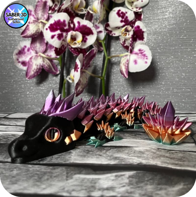 Crystal Dragon (Baby) (2 Colour) With Egg