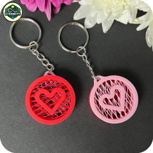 Heart Strings Keyring