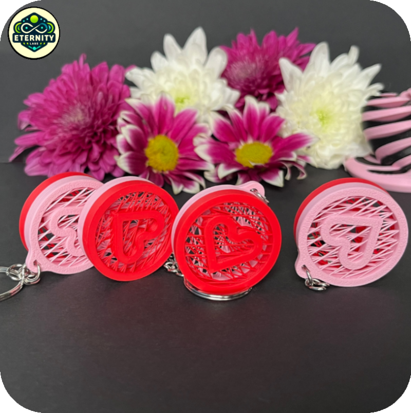 YP3D_Website_Category_EternityLabs_HeartStringsKeyring_07509_5 Heart Strings Keyring