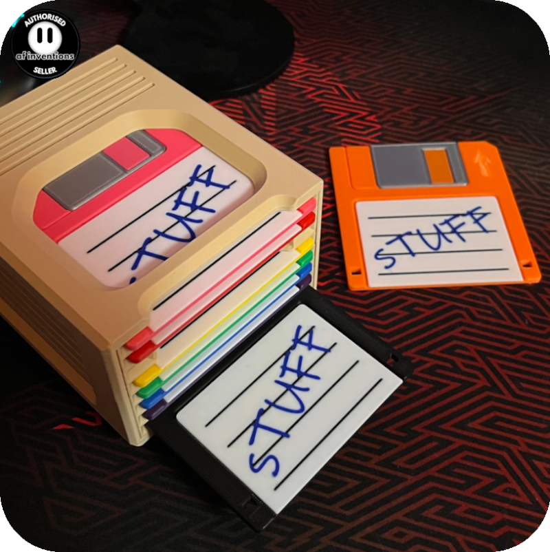 Floppy Disk Coaster Set