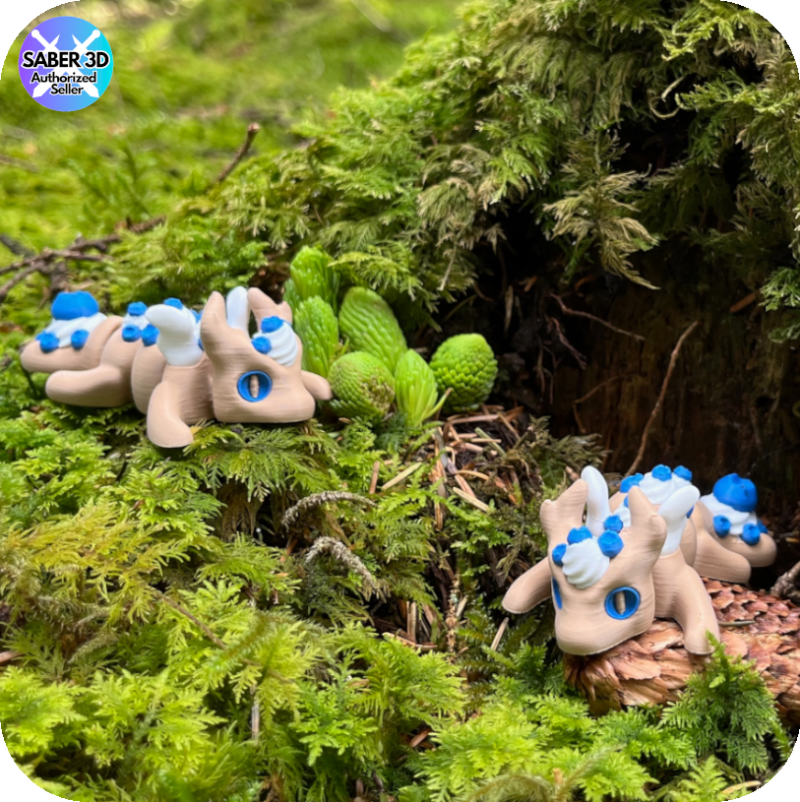 YP3D_Website_Category_ModelCollection_Dragons_6328_MiniBlueberry1 Blueberry Dragon (Mini)
