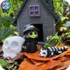 Cat in Spooky Bone Costume