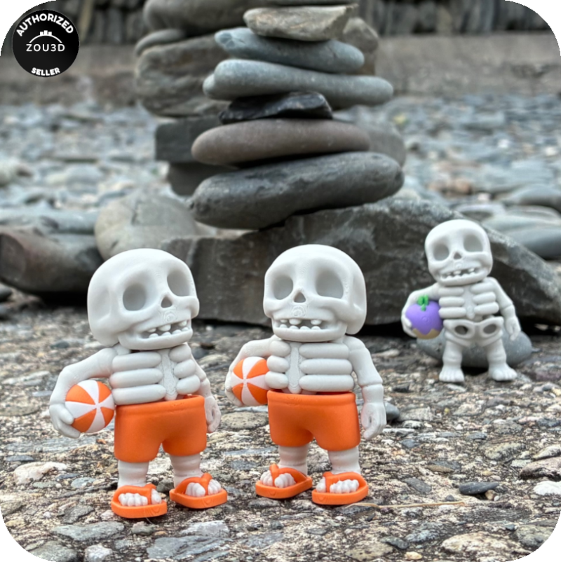 YP3D_Website_Category_ModelCollection_Animals_05550_SkeletonHoldingBeachBall1 Skeleton with Beach Ball