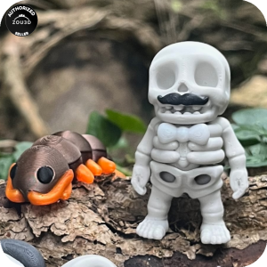 Skeleton with Moustache 🥸